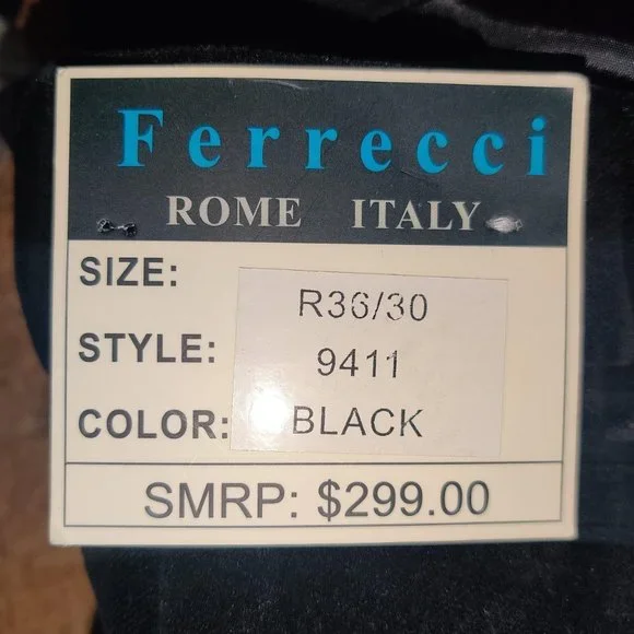 Ferecci Uomo Design Italy Black Velvet Pants !